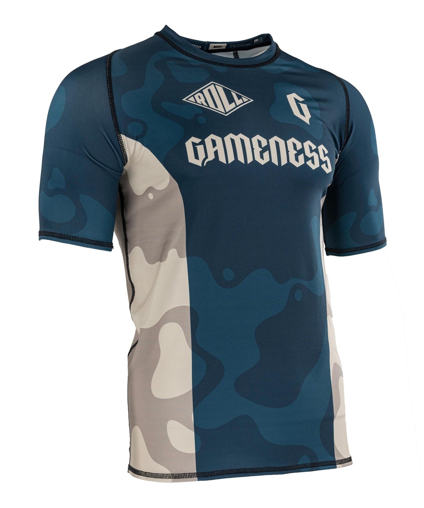Gameness Men's Short Sleeved Meeting Of The Waters Rash Guard gameness-mens-short-sleeved-meeting-of-the-waters-rashguard-469782
