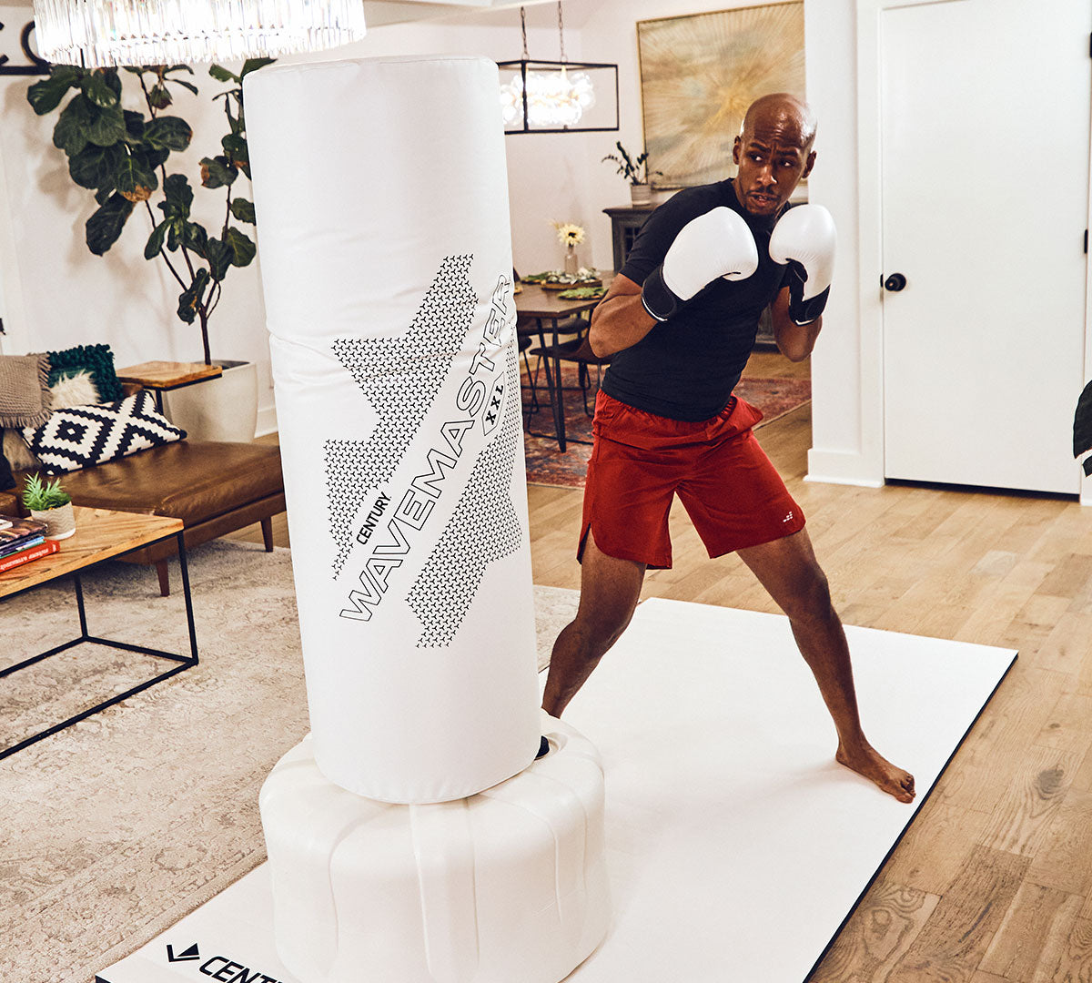 man boxing